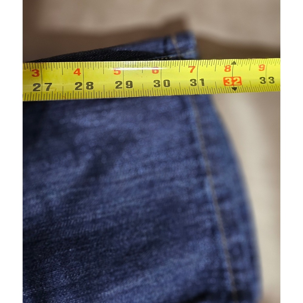 Levis 524 Too Superlow Jeans Dark Wash Slim Straight Denim Womens 15 Medium - Picture 10 of 11